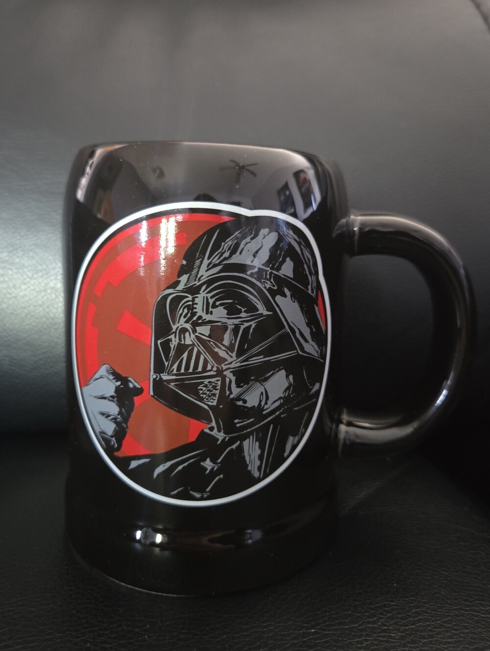 Star Wars Darth Vader Dark Side Large Black Ceramic Mug